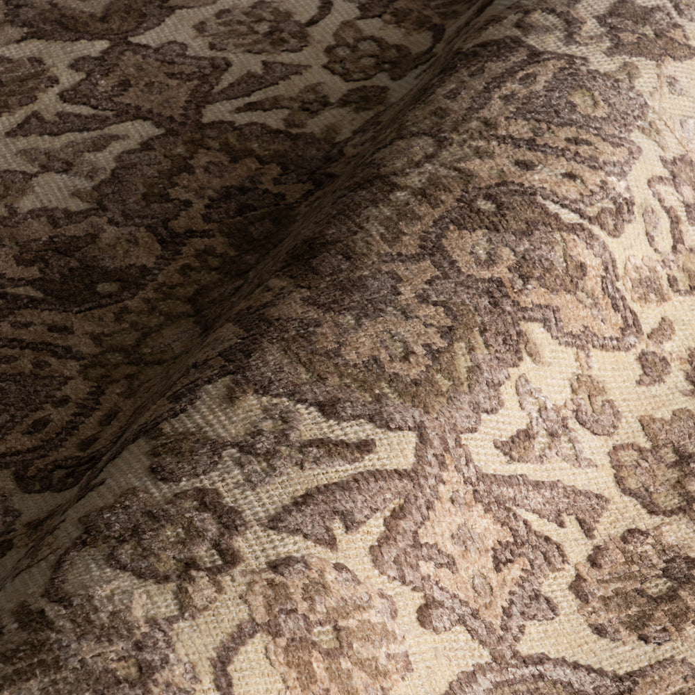 Brynne Hand Knotted Wool-Blend Rug | Rose