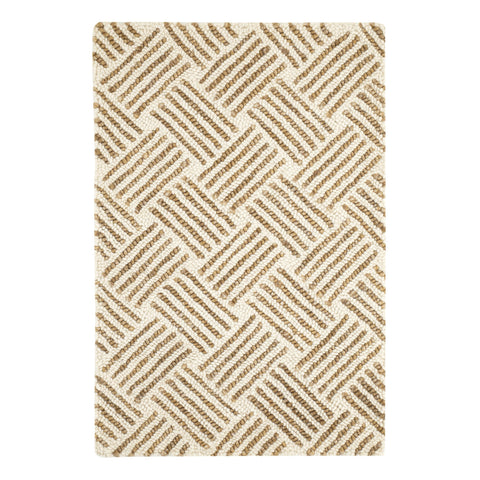 Layers Hand Hooked Wool Rug | Ochre
