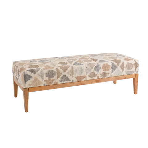 Rufus Stone Natural Freida Rug Bench