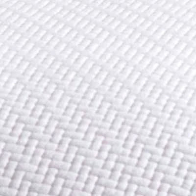 Interlaken Matelasse Coverlet Swatch | White