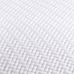 Interlaken White Matelasse Coverlet Swatch