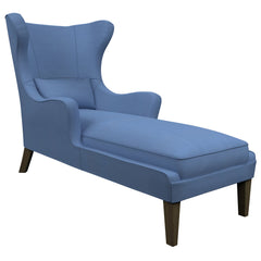 Estate Linen French Blue Mirage Smoke Chaise