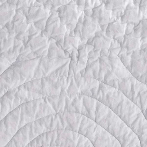 Power Shake Scallop Swatch | White