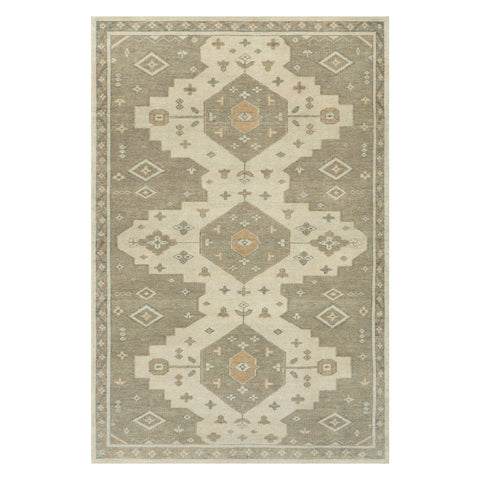 Griffin Hand Knotted Wool Rug | Sage Green