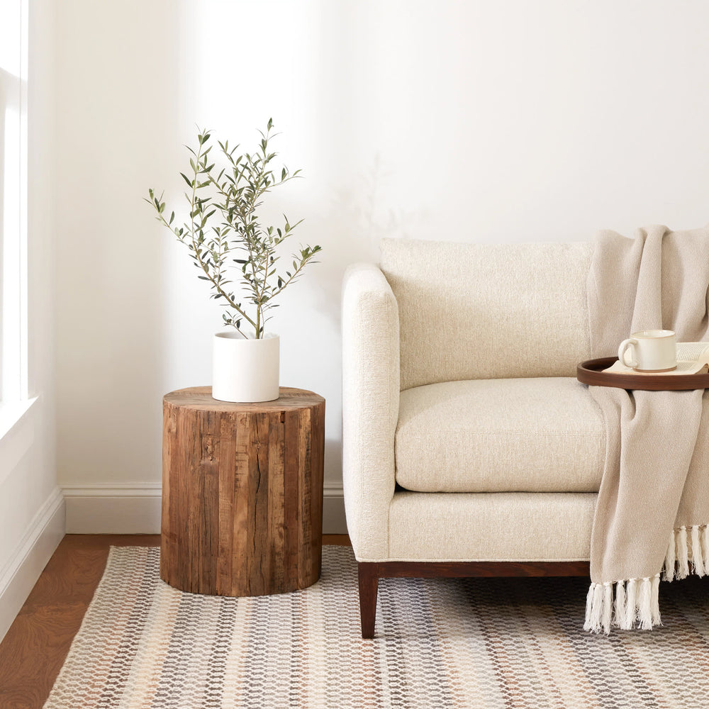 Poppy Handwoven Wool Rug | Natural