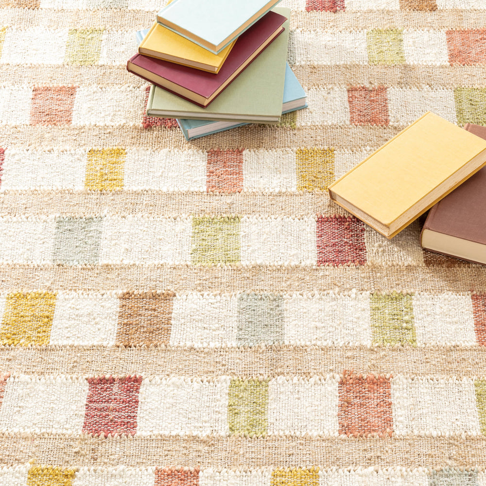 Mosaic Handwoven Jute Rug | Multi