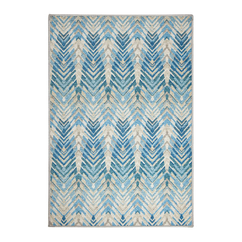 Seneca Machine Washable Rug | Blue