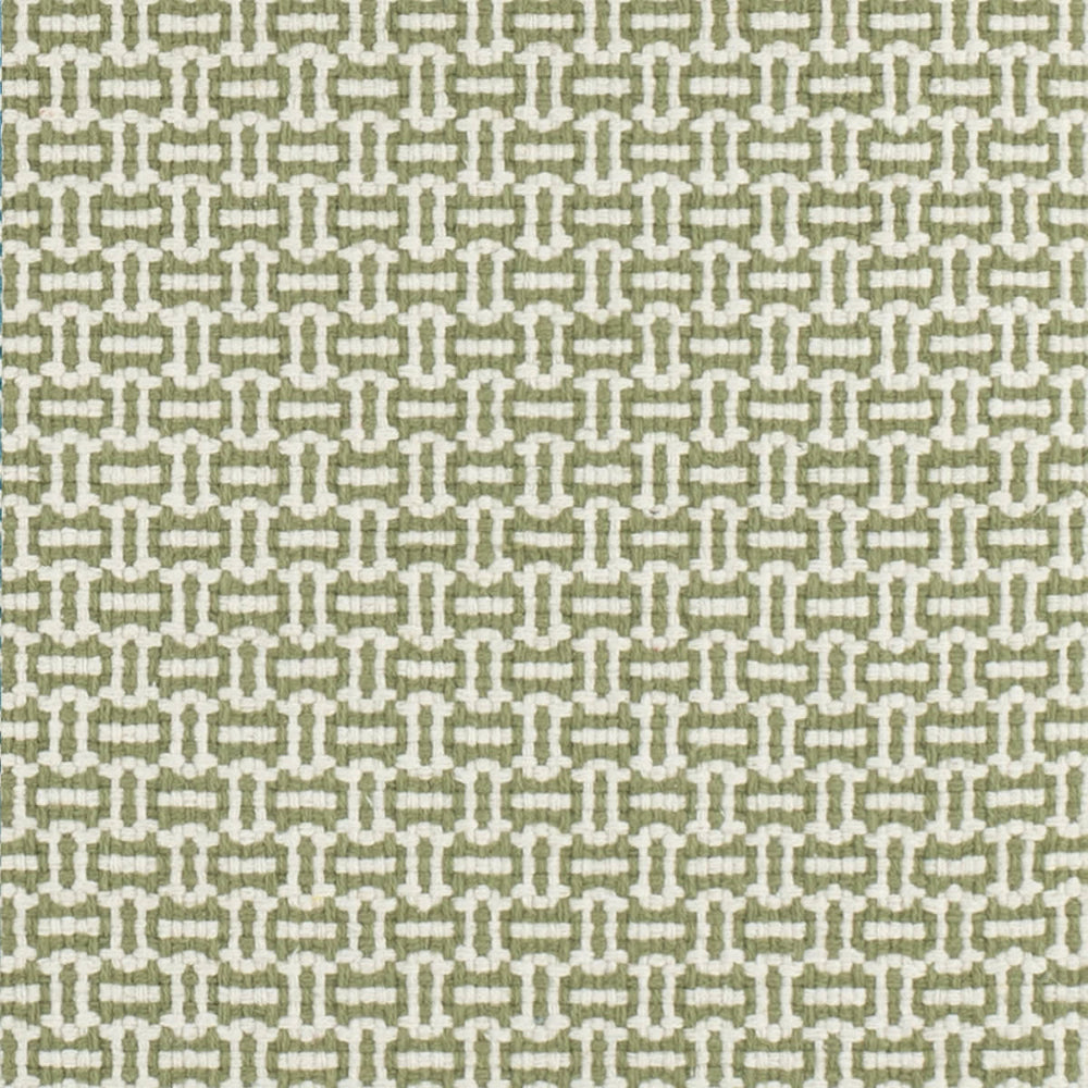 Miss Muffet Handwoven Cotton Rug Swatch | Olive