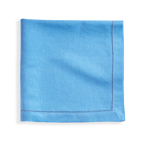 Haven Hemstich French Blue Napkin Set of 4