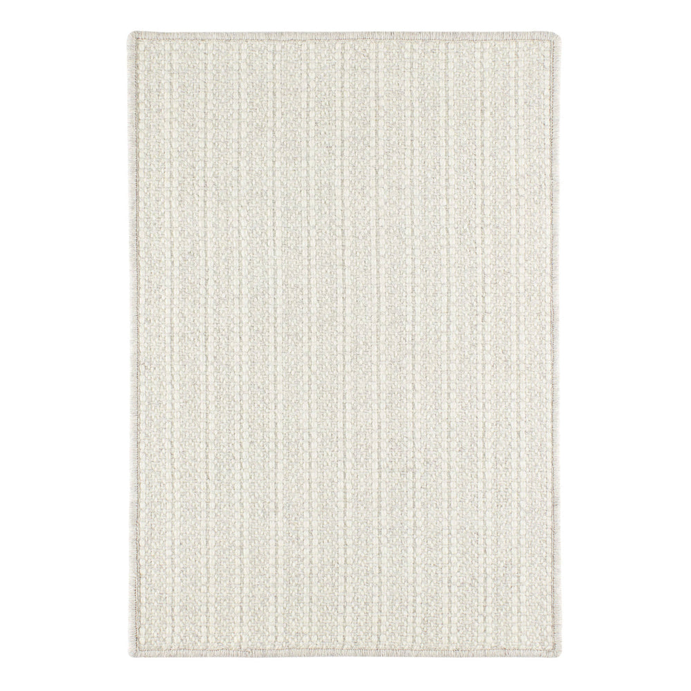 Jett Woven Wool Custom Rug | Ivory