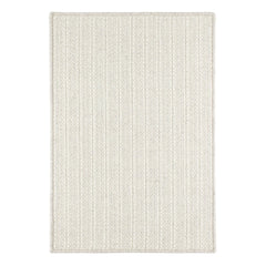Jett Woven Wool Custom Rug | Ivory