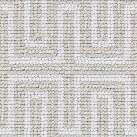 Maze Platinum Woven Wool Custom Rug Swatch