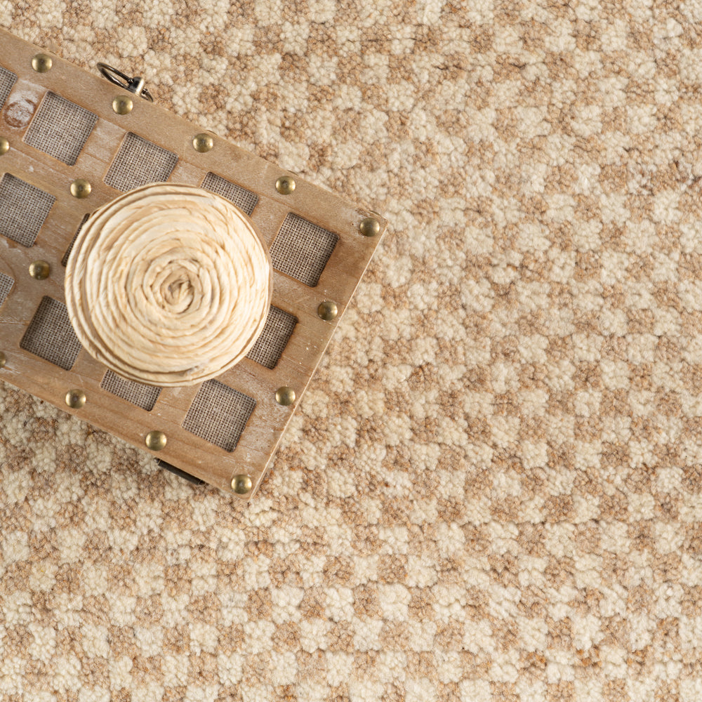 Pierce Hand Knotted Wool Rug Swatch | Wheat