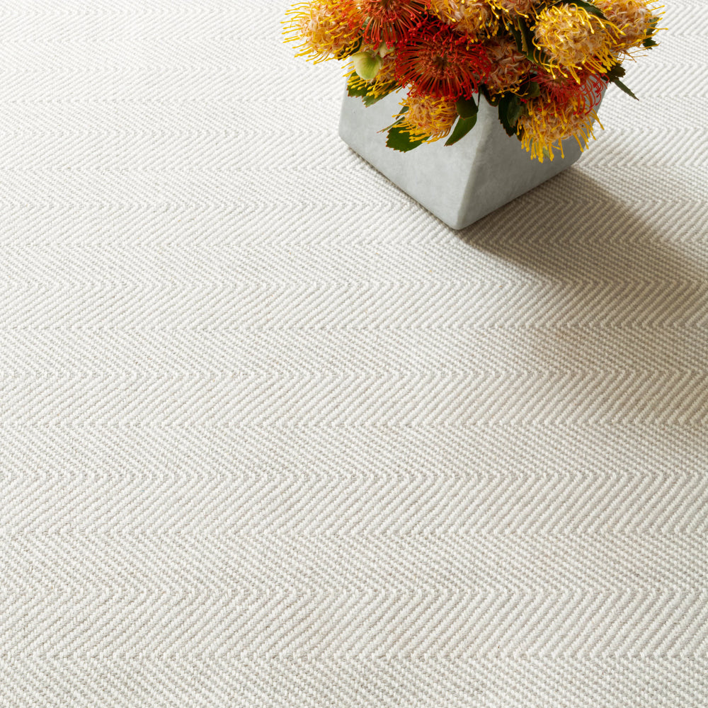 Batiste Woven Wool Custom Rug | Grey