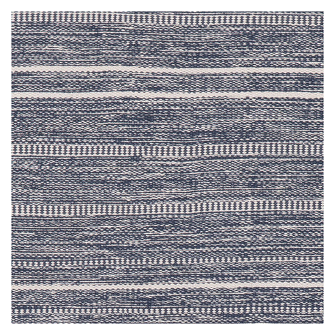 Skipper Stripe Handwoven Indoor/Outdoor Rug Swatch | Navy