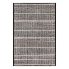 Samson Handwoven Indoor/Outdoor Custom Rug | Black