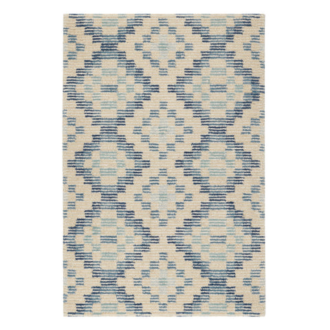 Diamond Cove Blue Hand Tufted Wool Rug