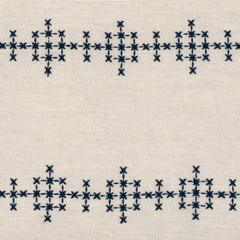 Cross-Stitch Linen Navy Swatch