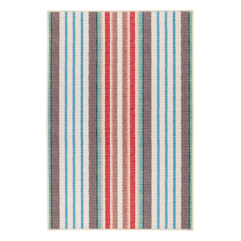 Ranch Stripe Machine Washable Rug | Multi