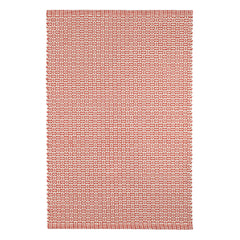 Miss Muffet Paprika Handwoven Cotton Rug