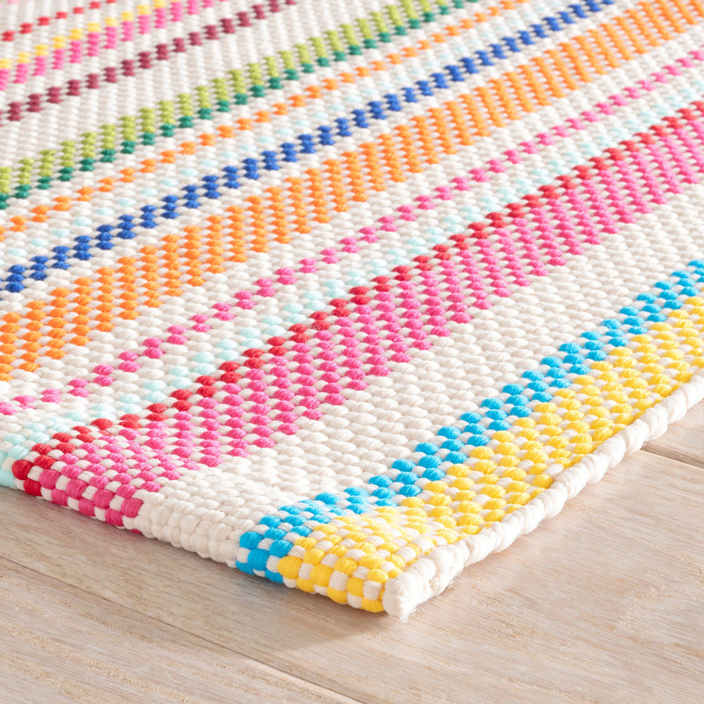 Summer Stripe Handwoven Indoor/Outdoor Rug | Multi