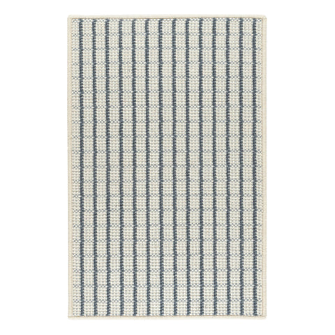 Lawrence Woven Wool Custom Rug | Denim