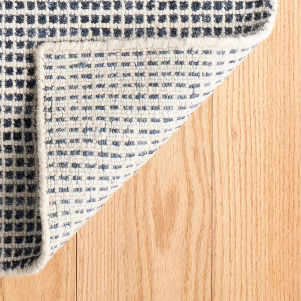 Homer Hand Loom Knotted Wool/Viscose Rug | Blue