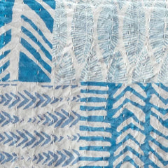 Block Print Patchwork Blue Swatch