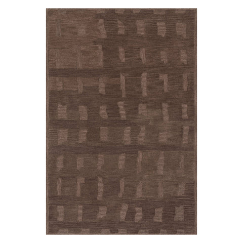 Vinel Modern Abstract Rug | Brown