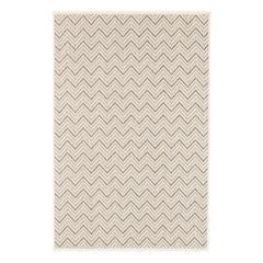 Happy Chevron Pebble Woven Indoor/Outdoor Custom Rug