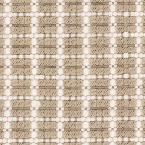 Gridiron Handwoven Indoor/Outdoor Rug Swatch | Wheat