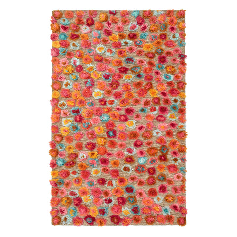 Party On Hand Knotted Wool Rug | Multi