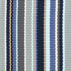 Westbrook Stripe Blue Handwoven Indoor/Outdoor Rug Swatch