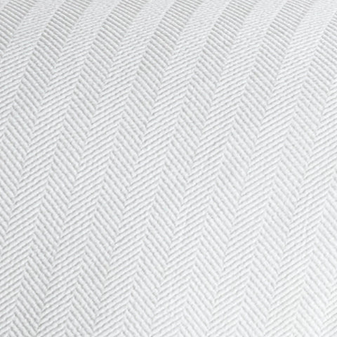 Herringbone White Matelasse Coverlet Swatch