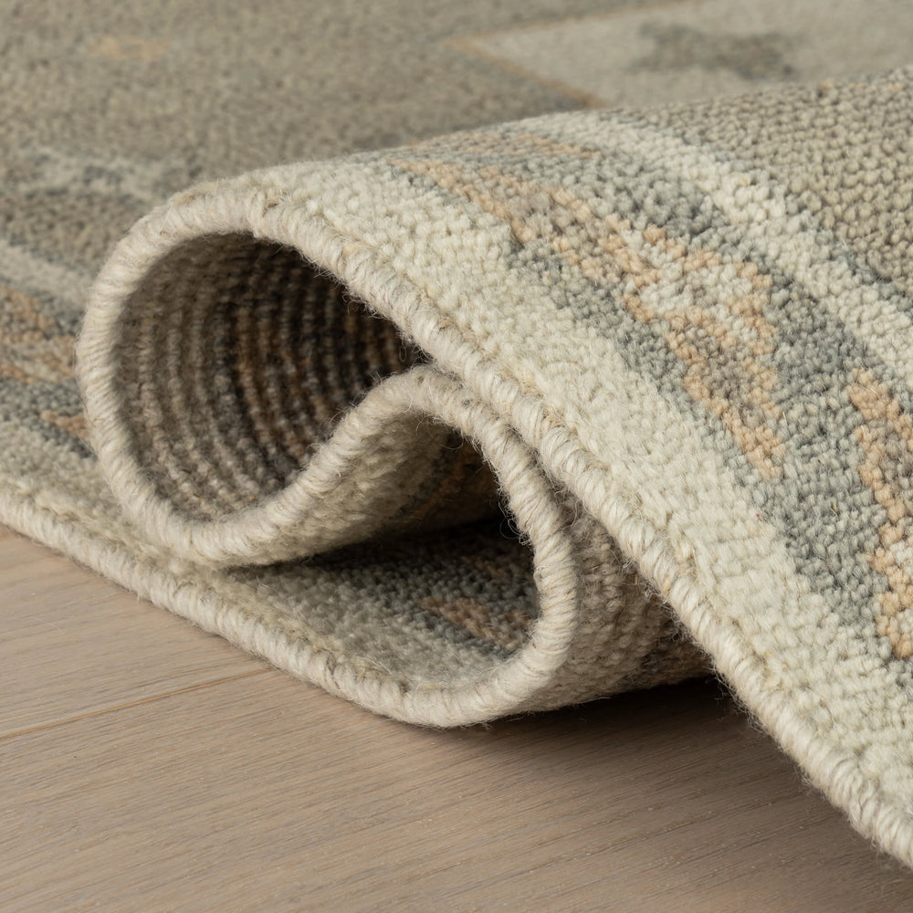 Griffin Hand Knotted Wool Rug | Sage Green