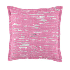 Mabel Distressed Decorative Pillow Swatch | Pink