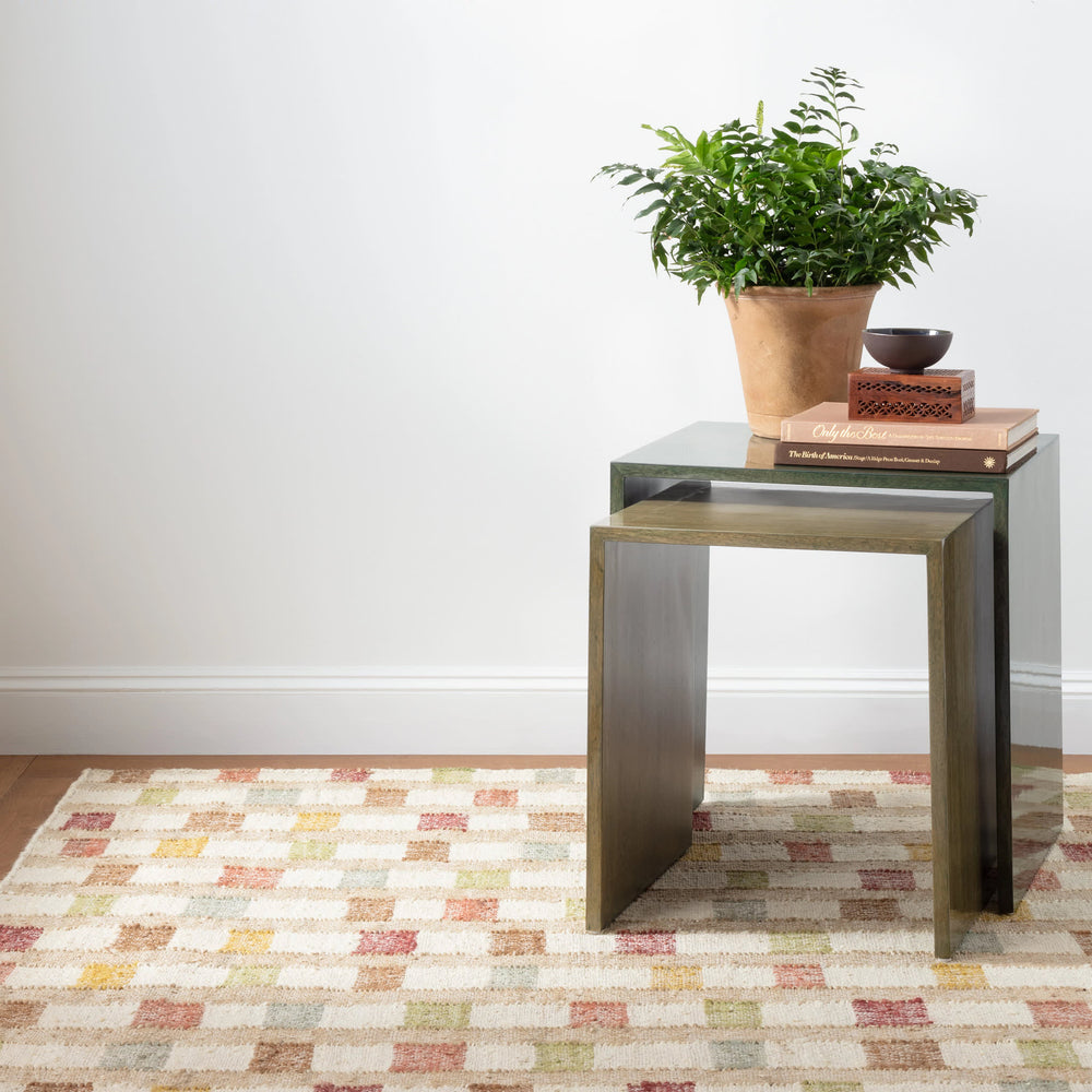 Mosaic Handwoven Jute Rug | Multi
