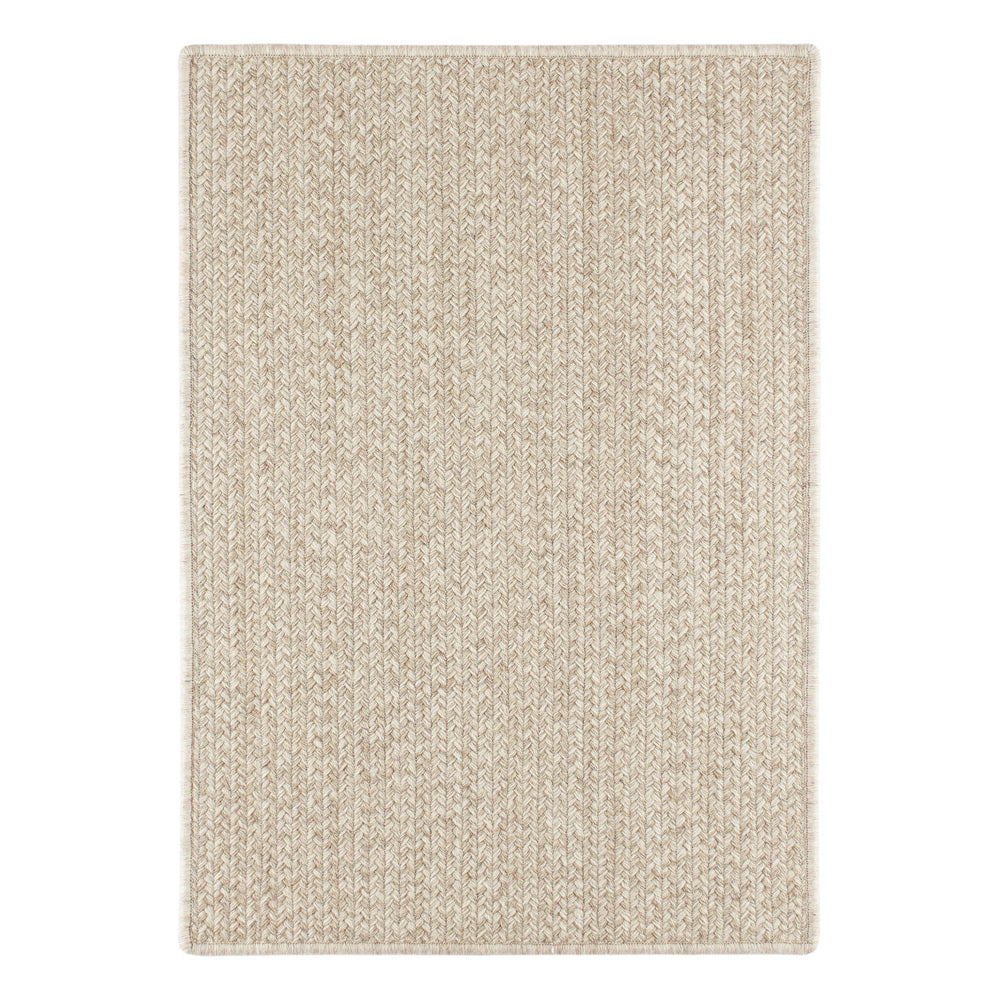 Merrill Woven Wool Custom Rug | Natural
