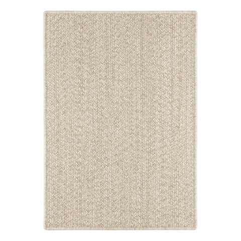 Merrill Woven Wool Custom Rug | Natural