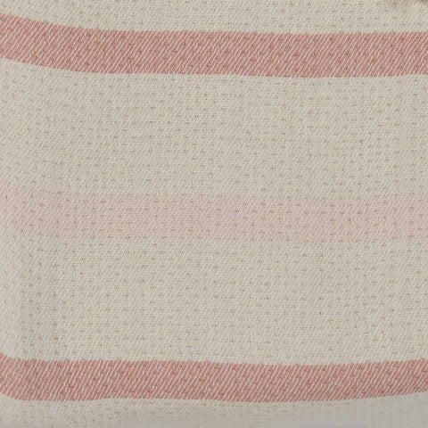 Lowen Stripe Blanket Swatch | Rose Quartz