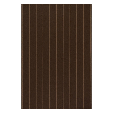 Riva Striped Coastal Indoor/Outdoor Custom Rug | Brown