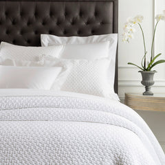 Lodi White Matelasse Coverlet