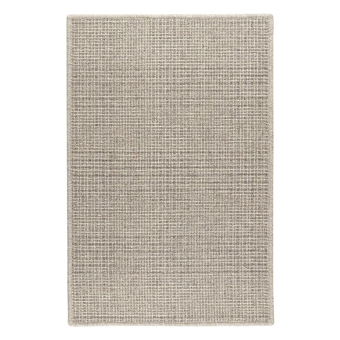 Checkers Grey Woven Wool Custom Rug