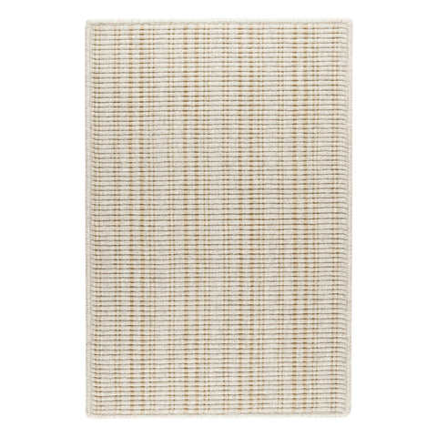 Warren Ticking Gold Woven Wool Custom Rug