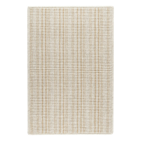 Warren Ticking Woven Wool Custom Rug | Gold