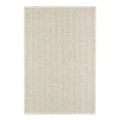 Jett Natural Woven Wool Custom Rug