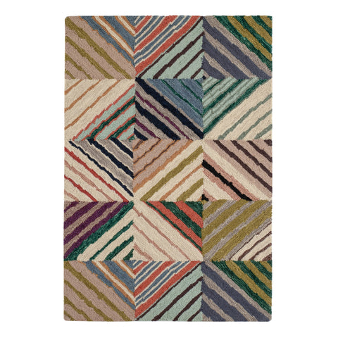 Potter Multi Hand Micro Hooked Wool Rug