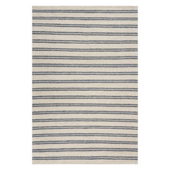 Venit Modern Striped Farmhouse Rug | Slate