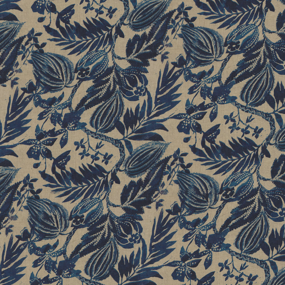 Antigua Linen swatch Swatch | Blue