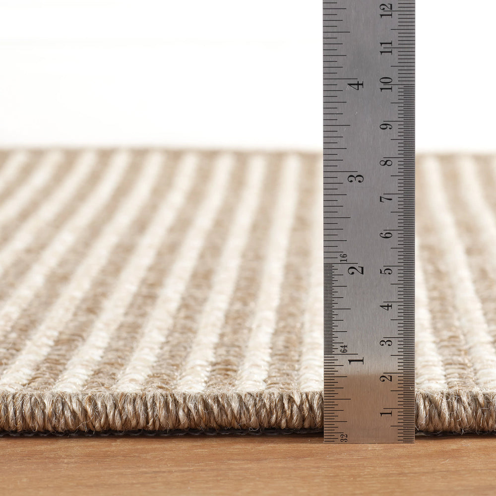 Oak Grove Woven Indoor/Outdoor Custom Rug | Khaki